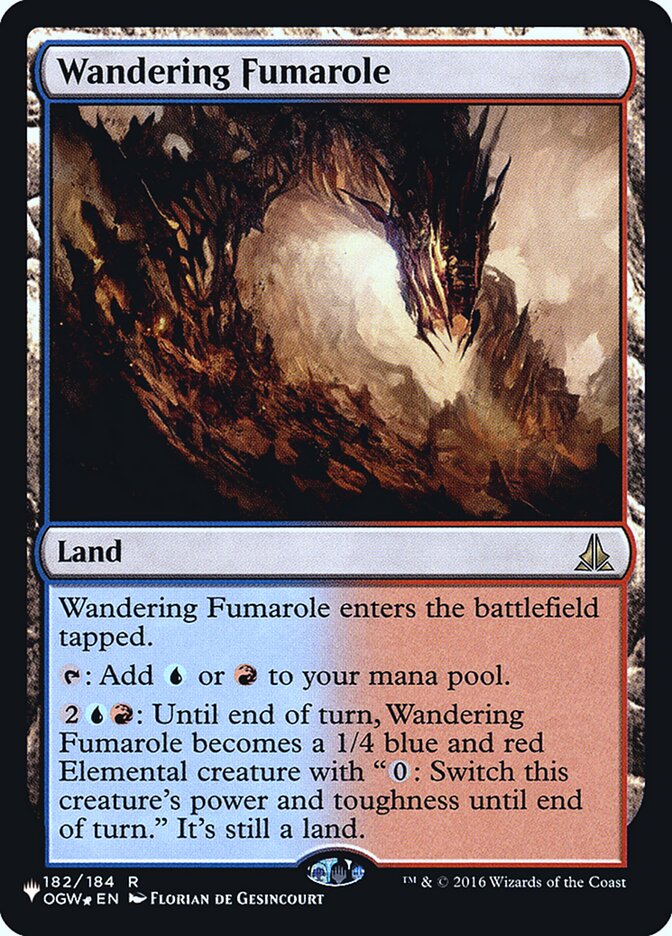 Wandering Fumarole [Secret Lair: Heads I Win, Tails You Lose] MTG Single Magic: The Gathering    | Red Claw Gaming