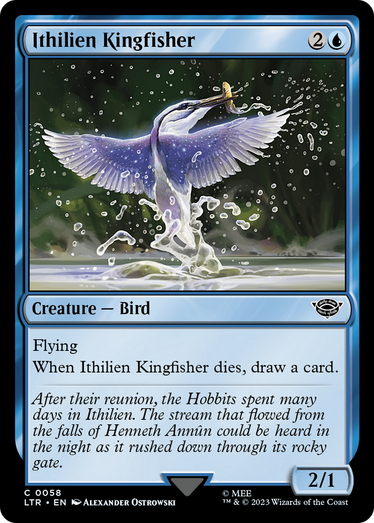 Ithilien Kingfisher [The Lord of the Rings: Tales of Middle-Earth] MTG Single Magic: The Gathering | Red Claw Gaming