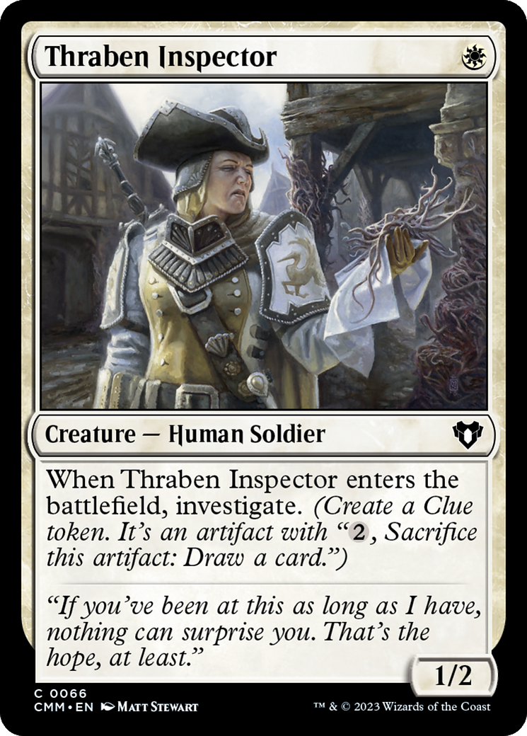 Thraben Inspector [Commander Masters] MTG Single Magic: The Gathering    | Red Claw Gaming