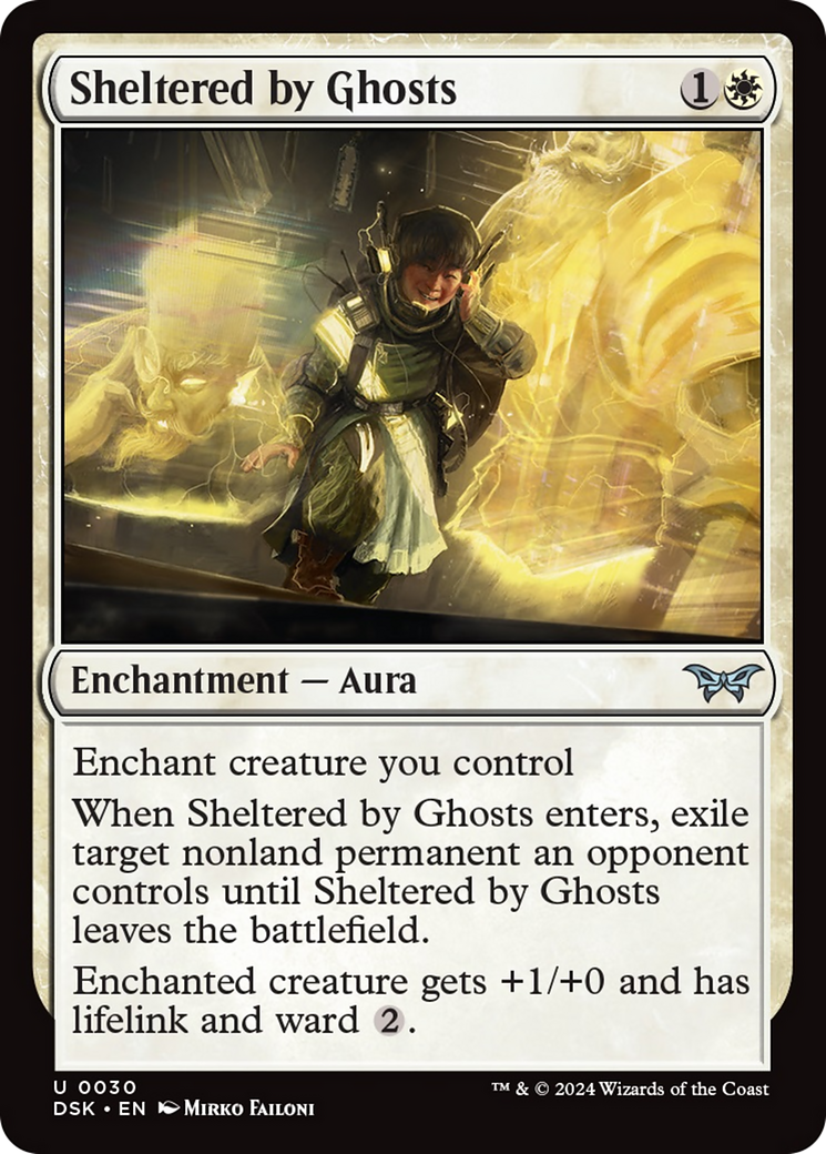 Sheltered by Ghosts [Duskmourn: House of Horror] MTG Single Magic: The Gathering | Red Claw Gaming