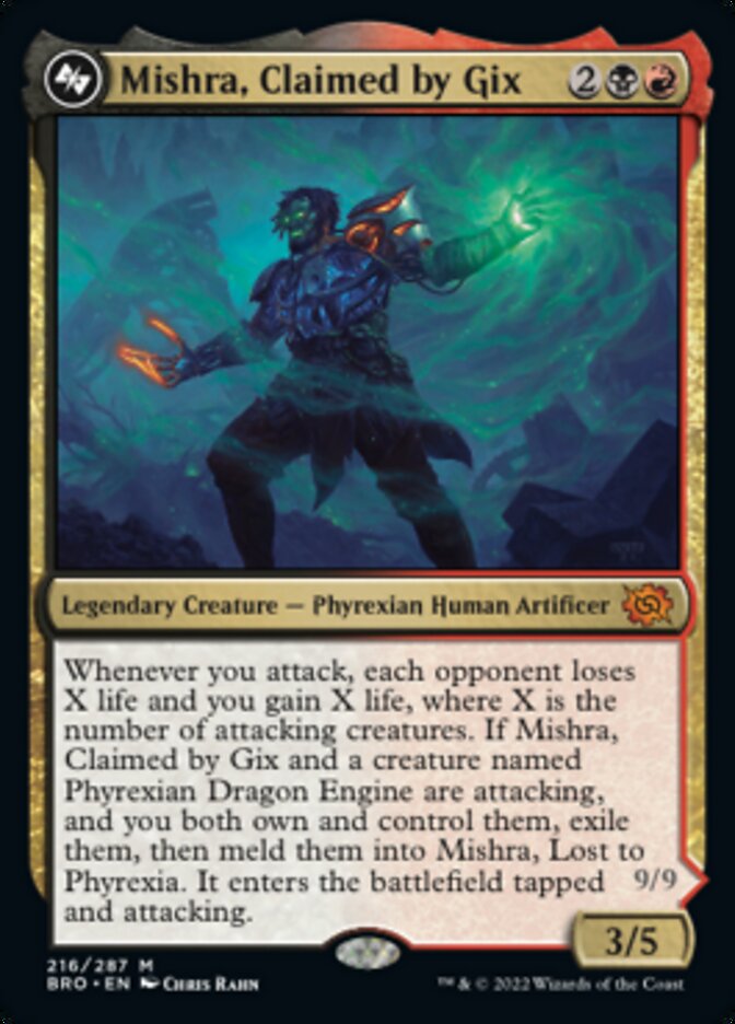 Mishra, Claimed by Gix (Promo Pack) [The Brothers' War Promos] MTG Single Magic: The Gathering    | Red Claw Gaming