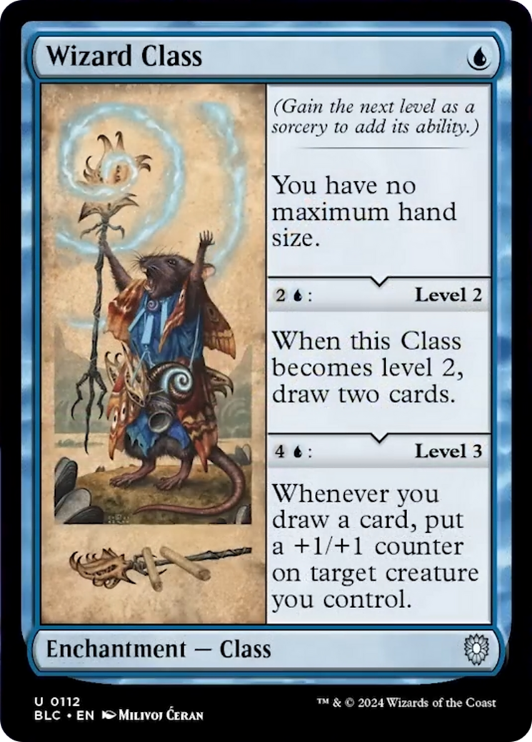 Wizard Class [Bloomburrow Commander] MTG Single Magic: The Gathering    | Red Claw Gaming