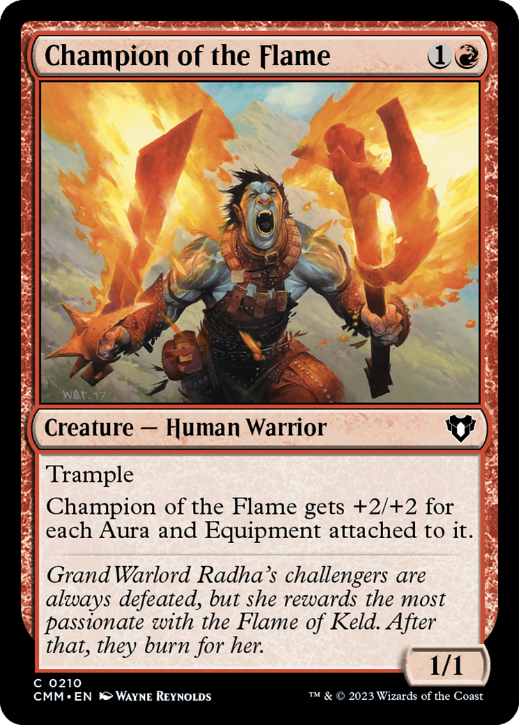 Champion of the Flame [Commander Masters] MTG Single Magic: The Gathering    | Red Claw Gaming