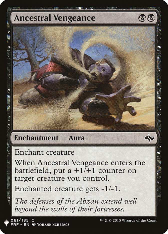 Ancestral Vengeance [Mystery Booster] MTG Single Magic: The Gathering | Red Claw Gaming