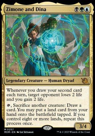 Zimone and Dina (Promo Pack) [March of the Machine Promos] MTG Single Magic: The Gathering    | Red Claw Gaming