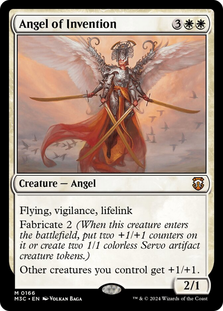 Angel of Invention (Ripple Foil) [Modern Horizons 3 Commander] MTG Single Magic: The Gathering    | Red Claw Gaming