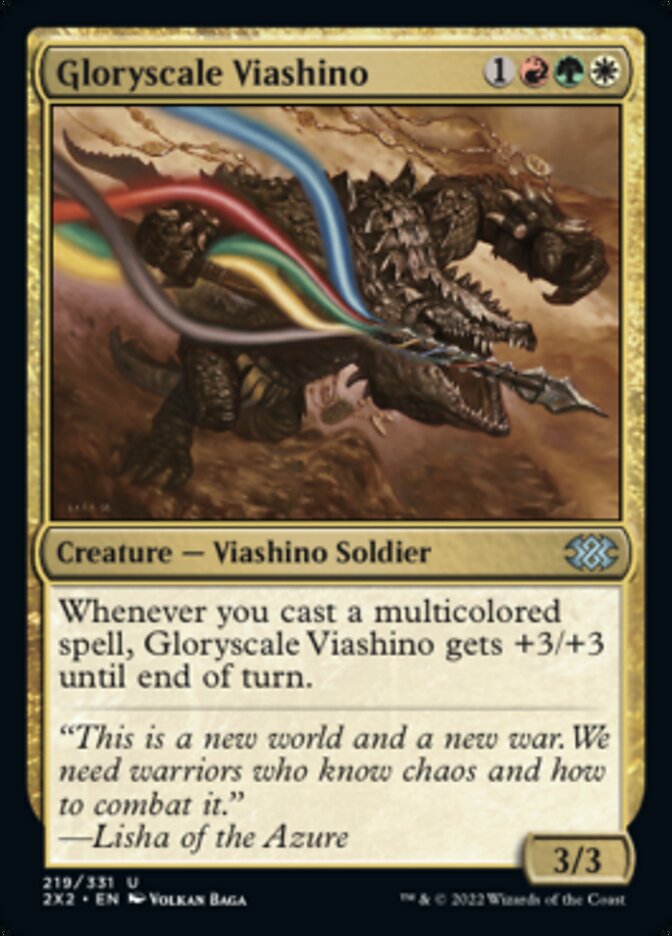 Gloryscale Viashino [Double Masters 2022] MTG Single Magic: The Gathering    | Red Claw Gaming