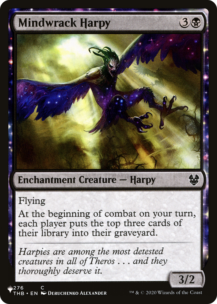 Mindwrack Harpy [The List Reprints] MTG Single Magic: The Gathering    | Red Claw Gaming