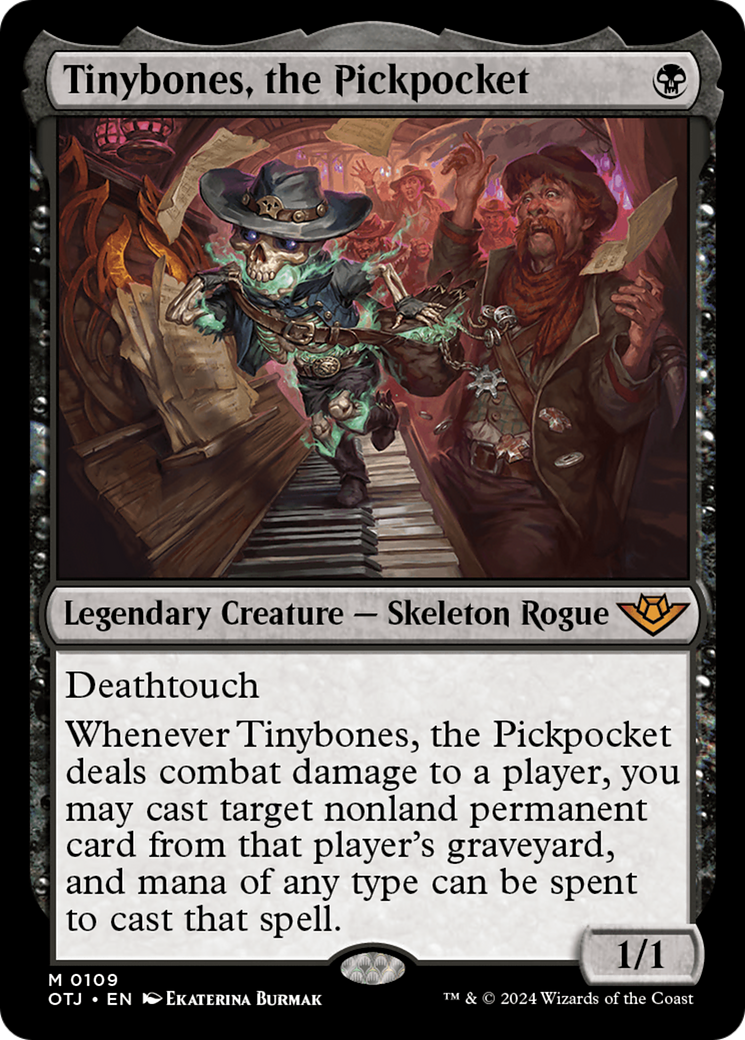 Tinybones, the Pickpocket [Outlaws of Thunder Junction] MTG Single Magic: The Gathering    | Red Claw Gaming