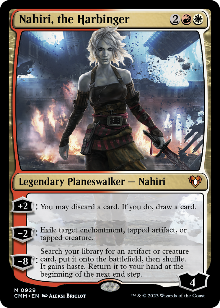 Nahiri, the Harbinger [Commander Masters] MTG Single Magic: The Gathering    | Red Claw Gaming