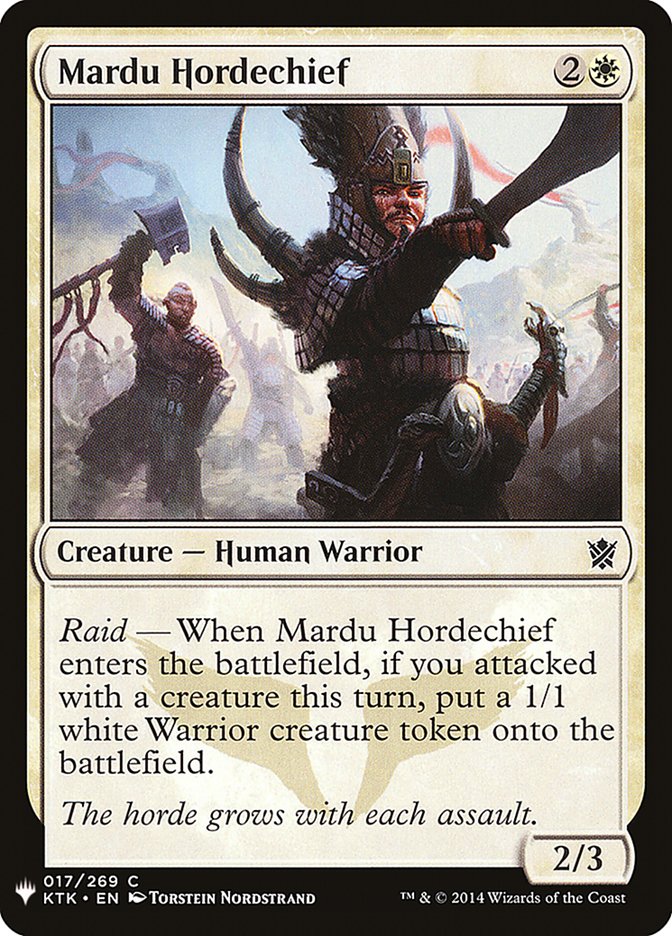 Mardu Hordechief [Mystery Booster] MTG Single Magic: The Gathering | Red Claw Gaming