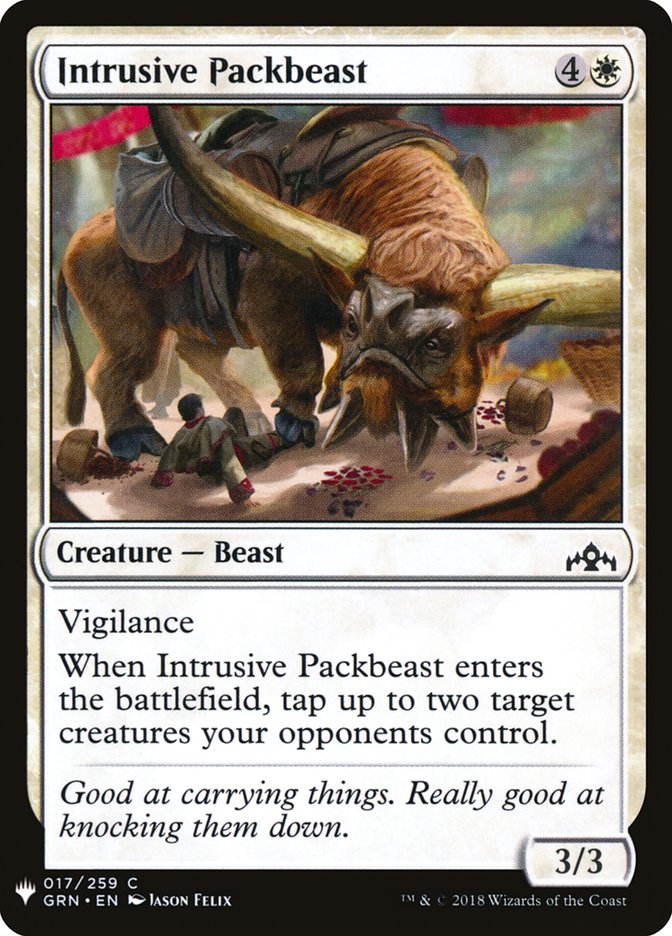 Intrusive Packbeast [Mystery Booster] MTG Single Magic: The Gathering | Red Claw Gaming