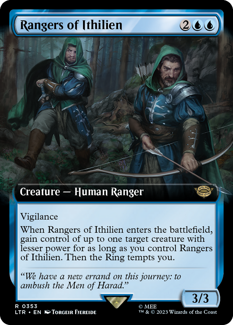 Rangers of Ithilien (Extended Art) [The Lord of the Rings: Tales of Middle-Earth] MTG Single Magic: The Gathering | Red Claw Gaming