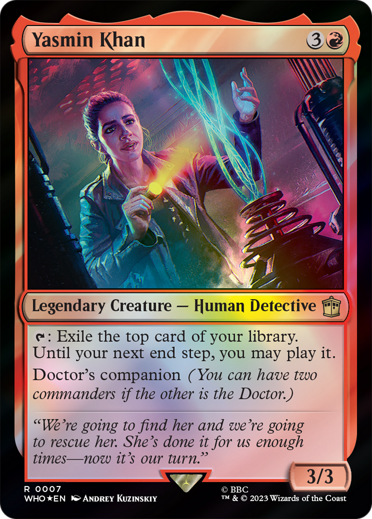 Yasmin Khan [Doctor Who] MTG Single Magic: The Gathering    | Red Claw Gaming