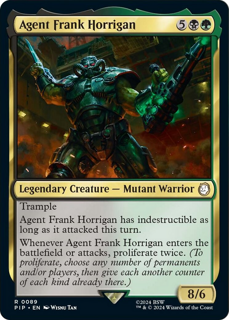 Agent Frank Horrigan [Fallout] MTG Single Magic: The Gathering    | Red Claw Gaming