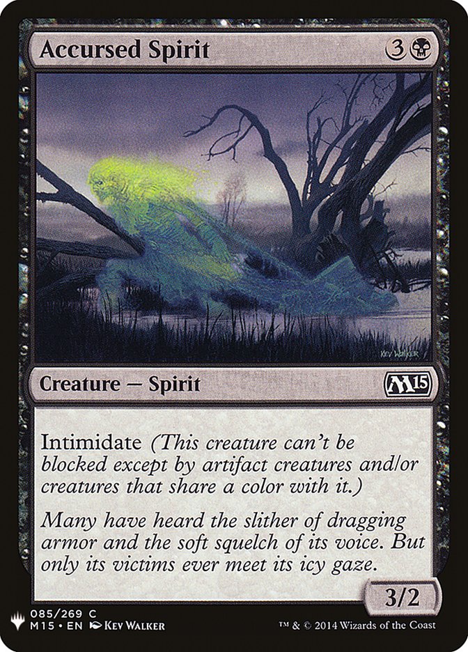 Accursed Spirit [Mystery Booster] MTG Single Magic: The Gathering | Red Claw Gaming