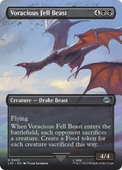 Voracious Fell Beast (Borderless Alternate Art) [The Lord of the Rings: Tales of Middle-Earth] MTG Single Magic: The Gathering    | Red Claw Gaming