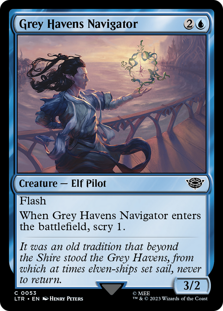 Grey Havens Navigator [The Lord of the Rings: Tales of Middle-Earth] MTG Single Magic: The Gathering | Red Claw Gaming