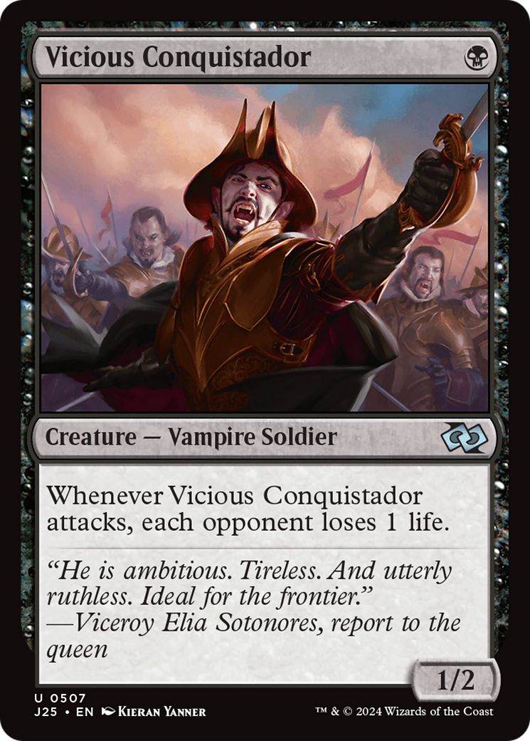 Vicious Conquistador [Foundations Jumpstart] MTG Single Magic: The Gathering | Red Claw Gaming