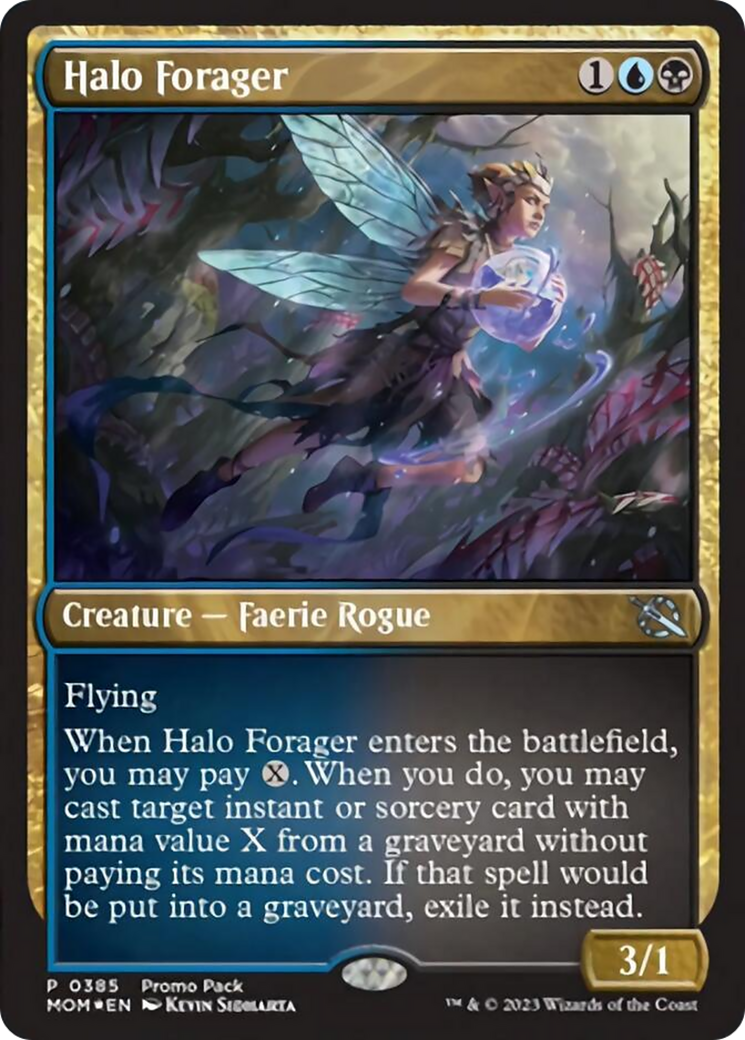 Halo Forager (Promo Pack) [March of the Machine Promos] MTG Single Magic: The Gathering    | Red Claw Gaming