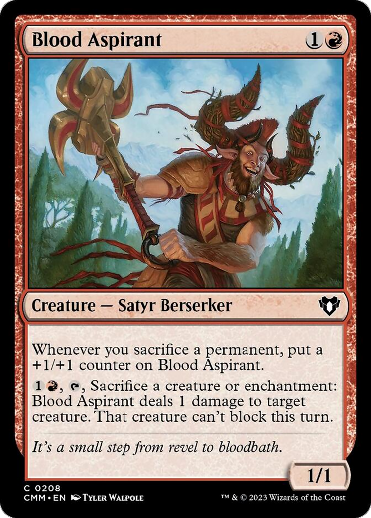 Blood Aspirant [Commander Masters] MTG Single Magic: The Gathering    | Red Claw Gaming
