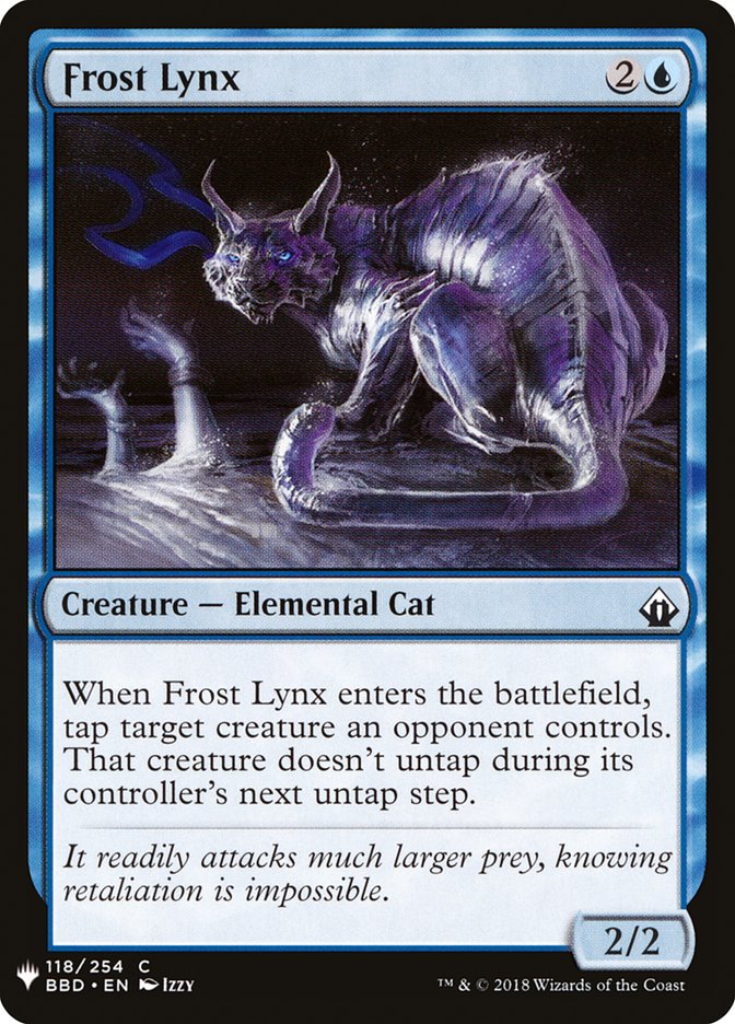 Frost Lynx [Mystery Booster] MTG Single Magic: The Gathering    | Red Claw Gaming