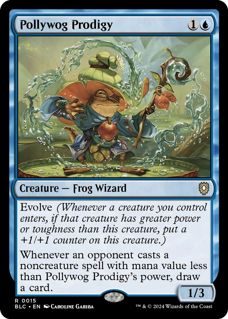 Pollywog Prodigy [Bloomburrow Commander] MTG Single Magic: The Gathering    | Red Claw Gaming