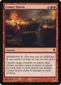 Comet Storm (Oversized) [Oversize Cards] MTG Single Magic: The Gathering    | Red Claw Gaming