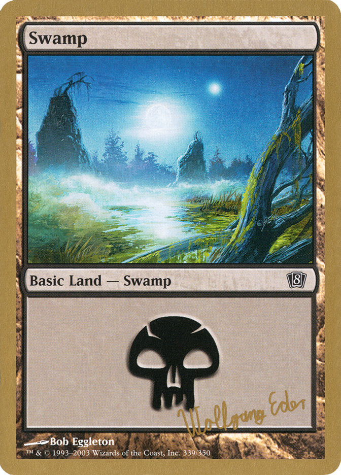 Swamp (we339) (Wolfgang Eder) [World Championship Decks 2003] MTG Single Magic: The Gathering    | Red Claw Gaming