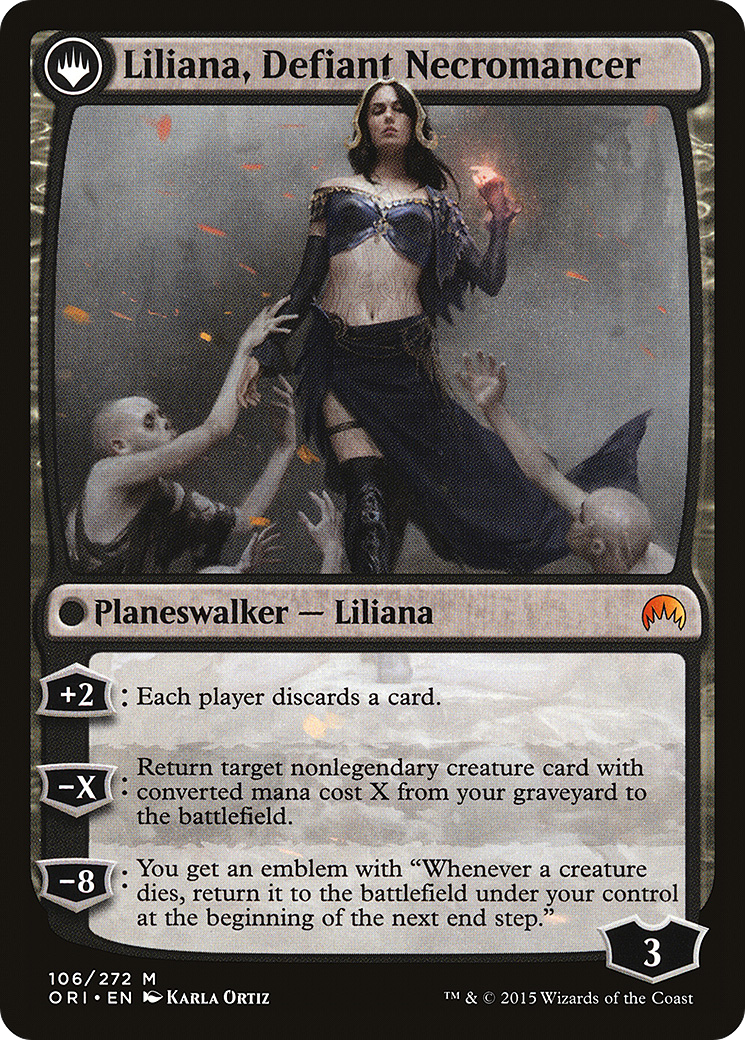 Liliana, Heretical Healer // Liliana, Defiant Necromancer [Secret Lair: From Cute to Brute] MTG Single Magic: The Gathering    | Red Claw Gaming