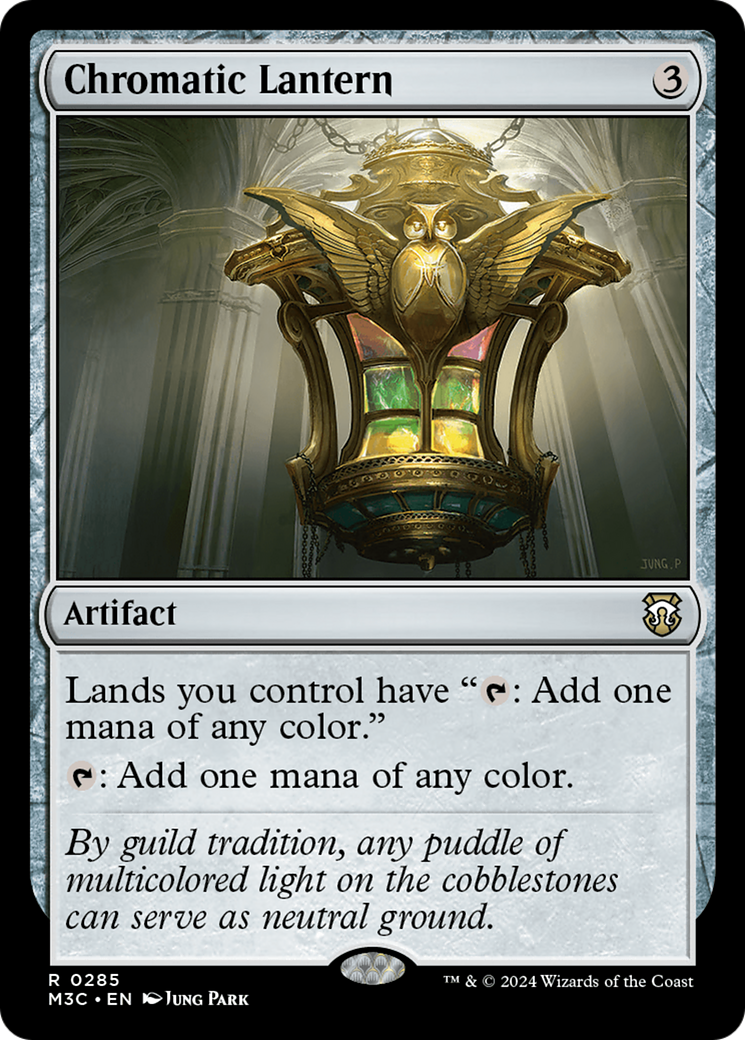 Chromatic Lantern (Ripple Foil) [Modern Horizons 3 Commander] MTG Single Magic: The Gathering    | Red Claw Gaming