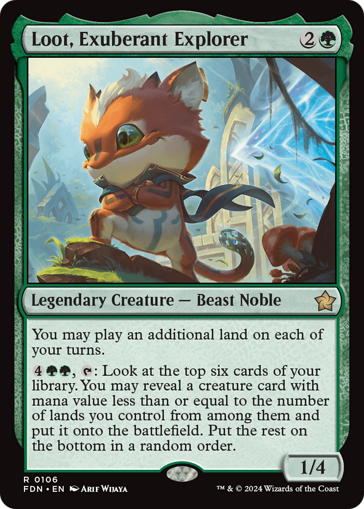 Loot, Exuberant Explorer [Foundations] MTG Single Magic: The Gathering | Red Claw Gaming