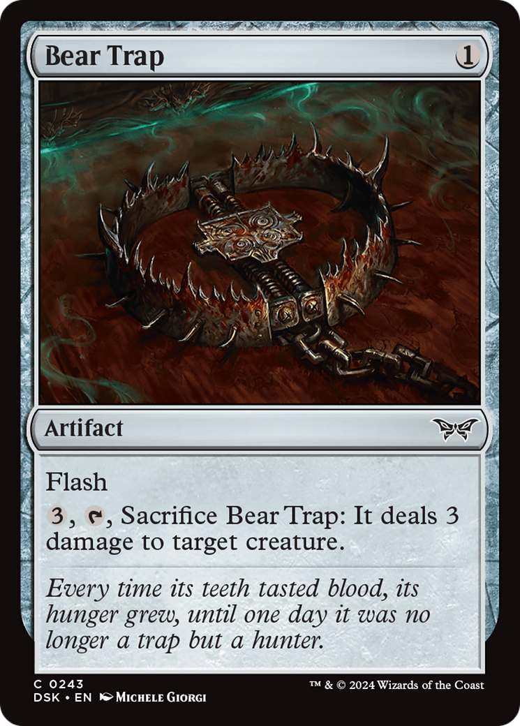 Bear Trap [Duskmourn: House of Horror] MTG Single Magic: The Gathering    | Red Claw Gaming