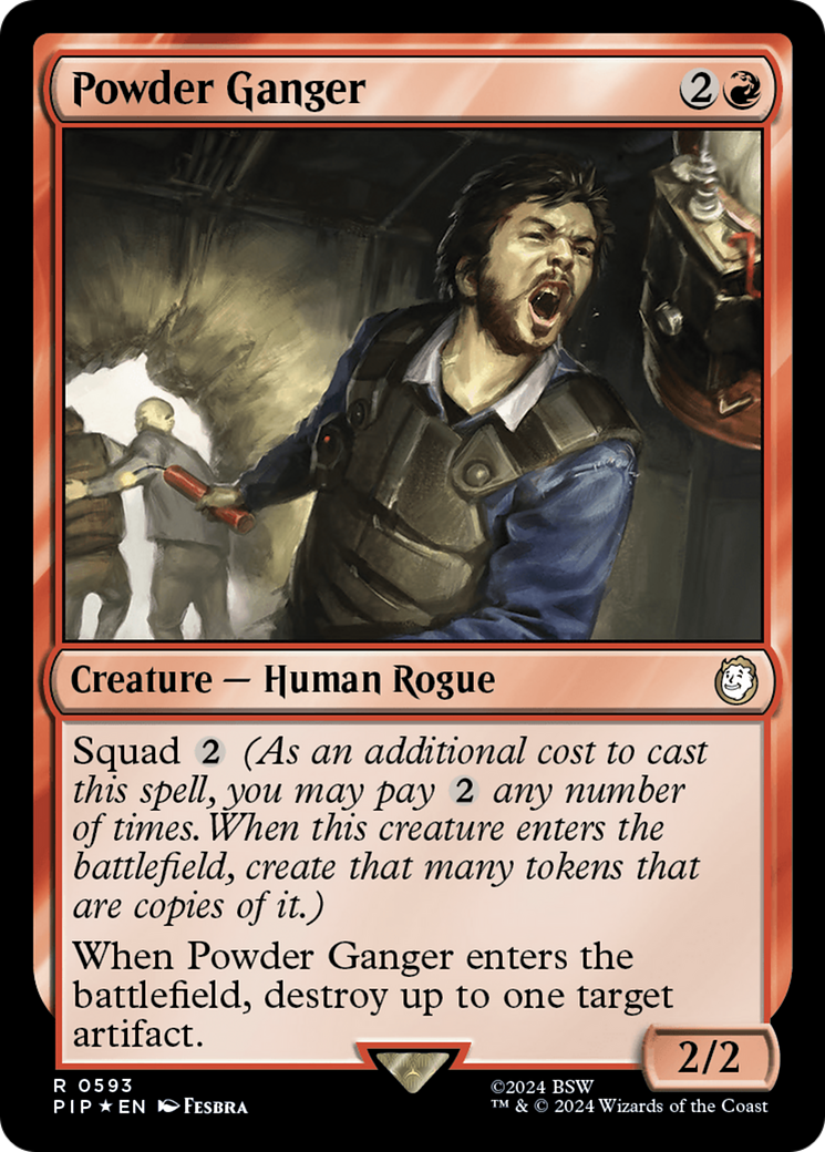 Powder Ganger (Surge Foil) [Fallout] MTG Single Magic: The Gathering    | Red Claw Gaming