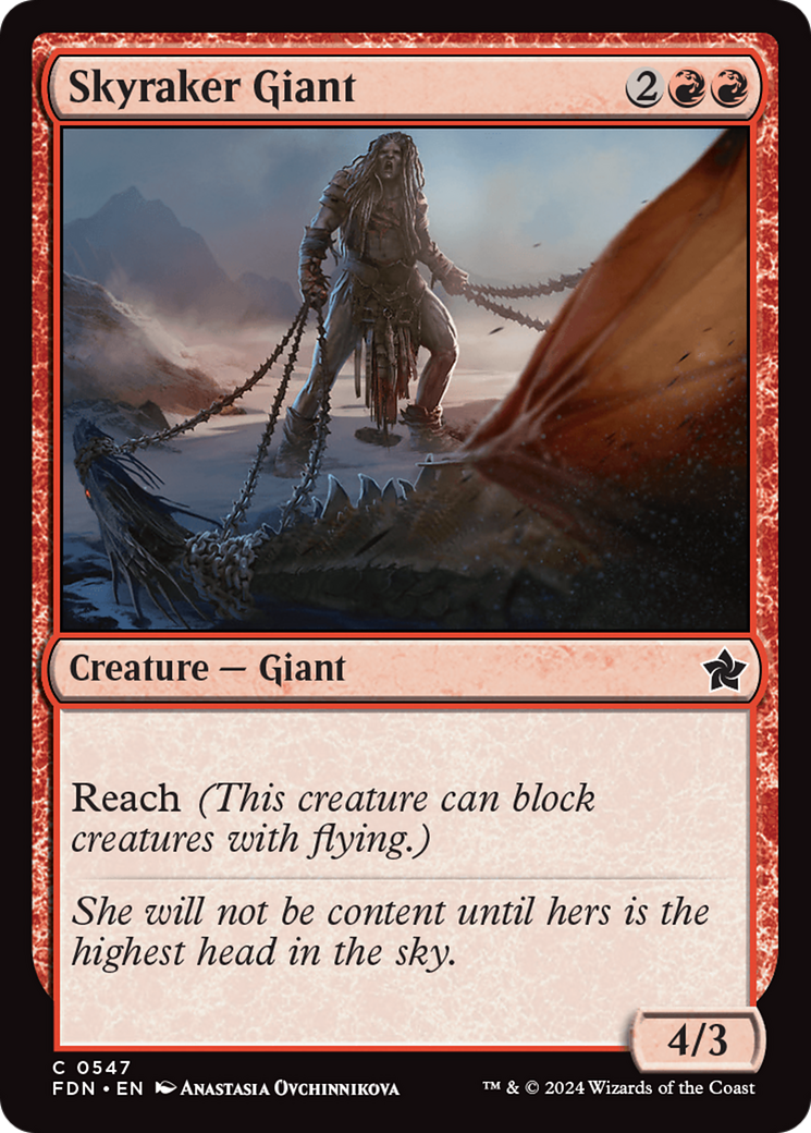 Skyraker Giant [Foundations] MTG Single Magic: The Gathering | Red Claw Gaming