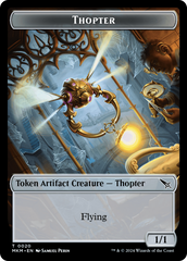 Thopter (0020) // Clue (0015) Double-Sided Token [Murders at Karlov Manor Tokens] MTG Single Magic: The Gathering    | Red Claw Gaming