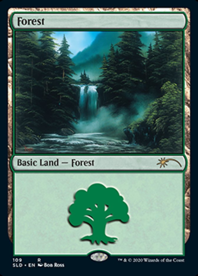 Forest (109) [Secret Lair Drop Series] MTG Single Magic: The Gathering | Red Claw Gaming