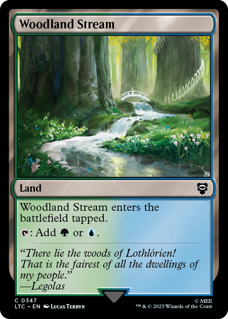 Woodland Stream [The Lord of the Rings: Tales of Middle-Earth Commander] MTG Single Magic: The Gathering    | Red Claw Gaming