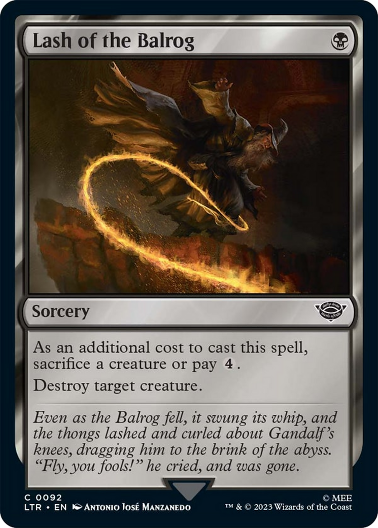 Lash of the Balrog [The Lord of the Rings: Tales of Middle-Earth] MTG Single Magic: The Gathering    | Red Claw Gaming