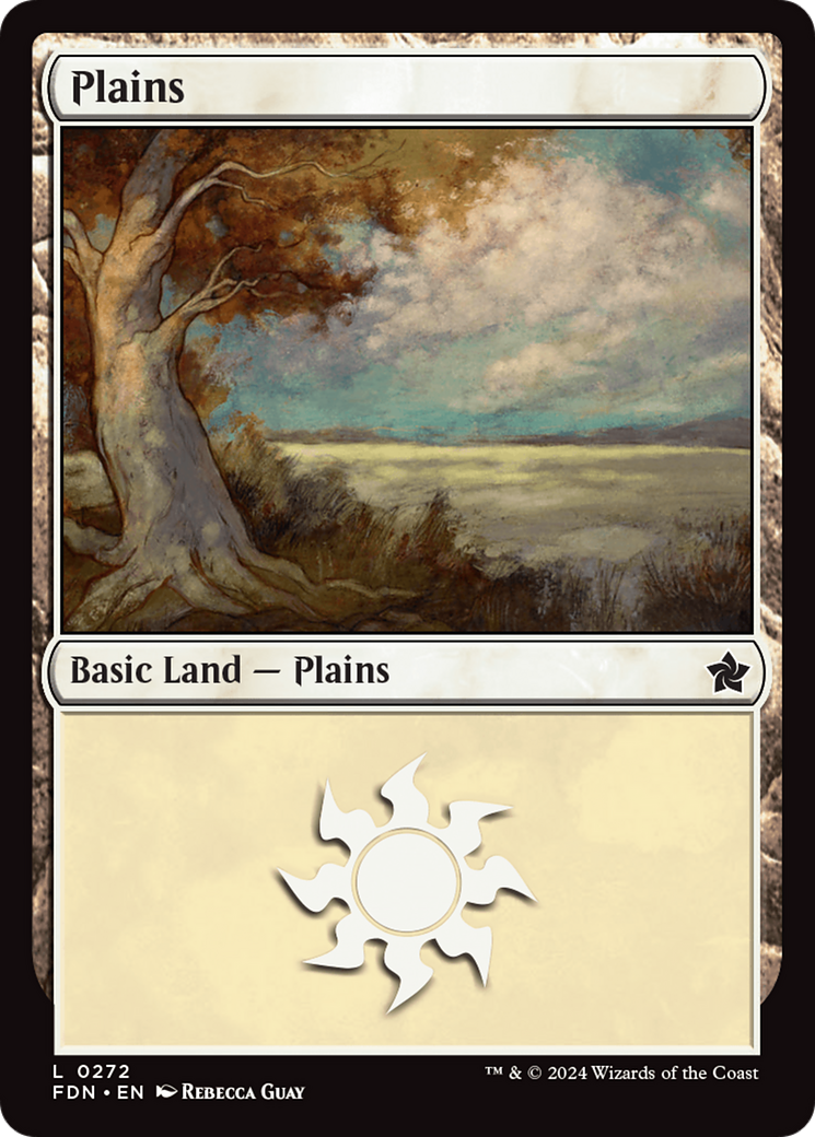 Plains (0272) [Foundations] MTG Single Magic: The Gathering | Red Claw Gaming