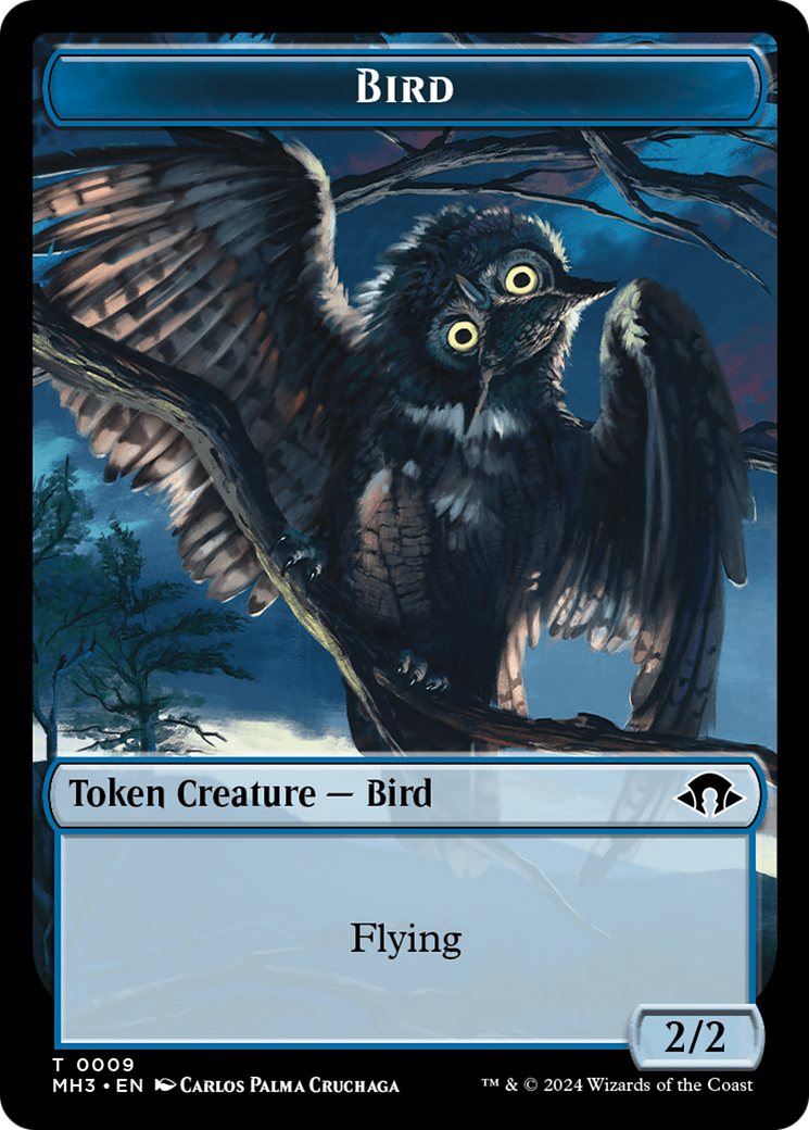 Servo // Bird Double-Sided Token [Modern Horizons 3 Tokens] MTG Single Magic: The Gathering    | Red Claw Gaming