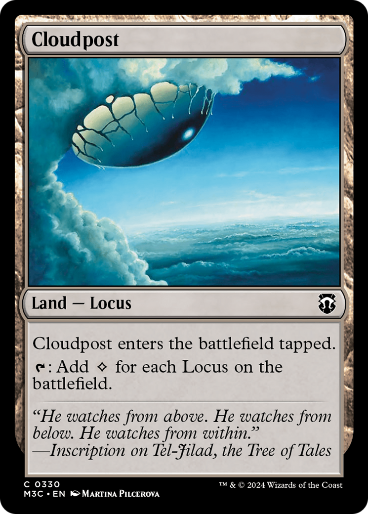 Cloudpost (Ripple Foil) [Modern Horizons 3 Commander] MTG Single Magic: The Gathering    | Red Claw Gaming