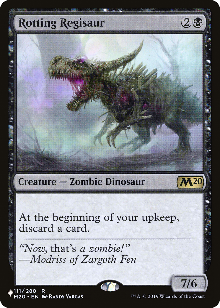 Rotting Regisaur [The List] MTG Single Magic: The Gathering    | Red Claw Gaming