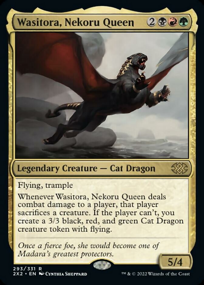 Wasitora, Nekoru Queen [Double Masters 2022] MTG Single Magic: The Gathering    | Red Claw Gaming