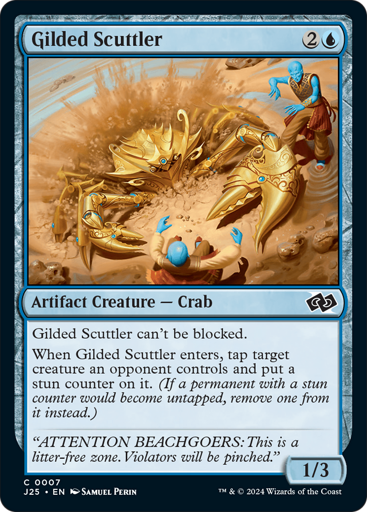 Gilded Scuttler [Foundations Jumpstart] MTG Single Magic: The Gathering | Red Claw Gaming