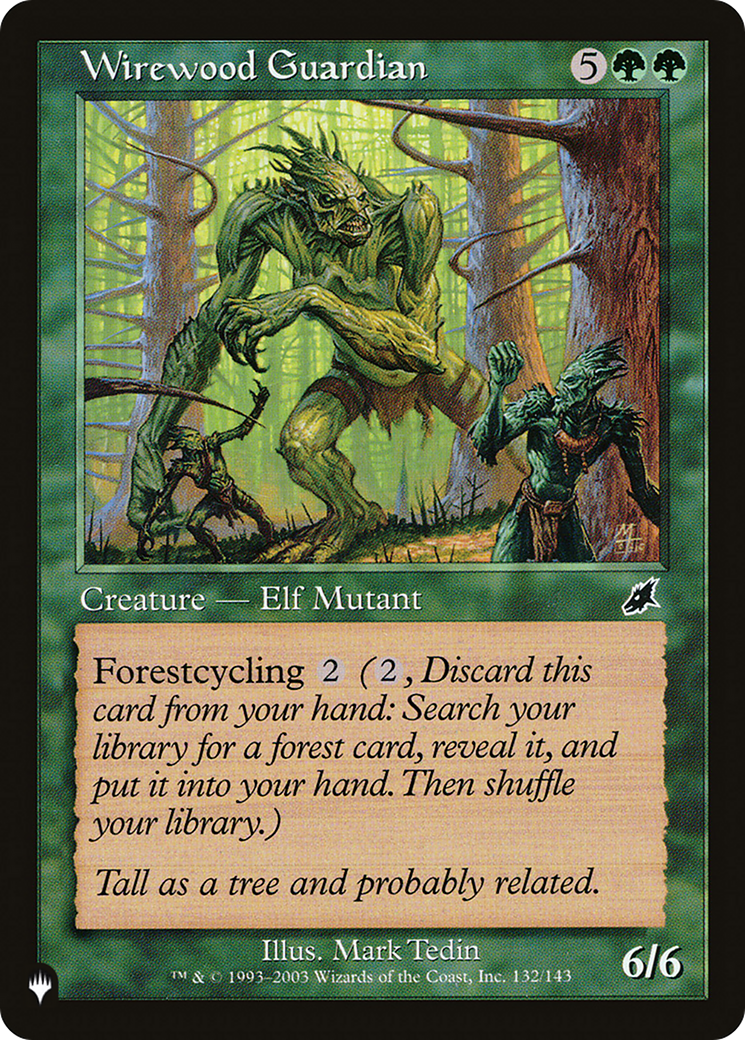 Wirewood Guardian [The List Reprints] MTG Single Magic: The Gathering    | Red Claw Gaming