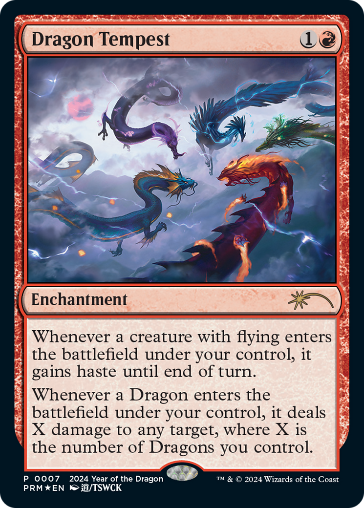 Dragon Tempest (Year of the Dragon 2024) [Standard Showdown Promos] MTG Single Magic: The Gathering    | Red Claw Gaming