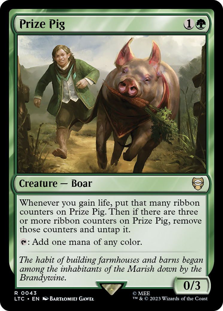 Prize Pig [The Lord of the Rings: Tales of Middle-Earth Commander] MTG Single Magic: The Gathering    | Red Claw Gaming