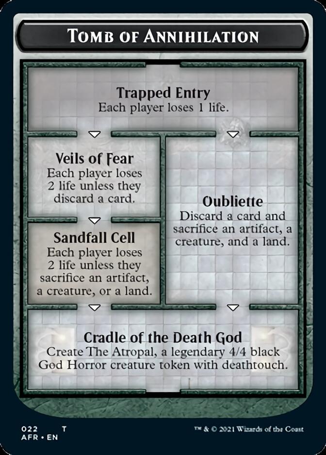 Tomb of Annihilation // The Atropal Double-Sided Token [Dungeons & Dragons: Adventures in the Forgotten Realms Tokens] MTG Single Magic: The Gathering    | Red Claw Gaming