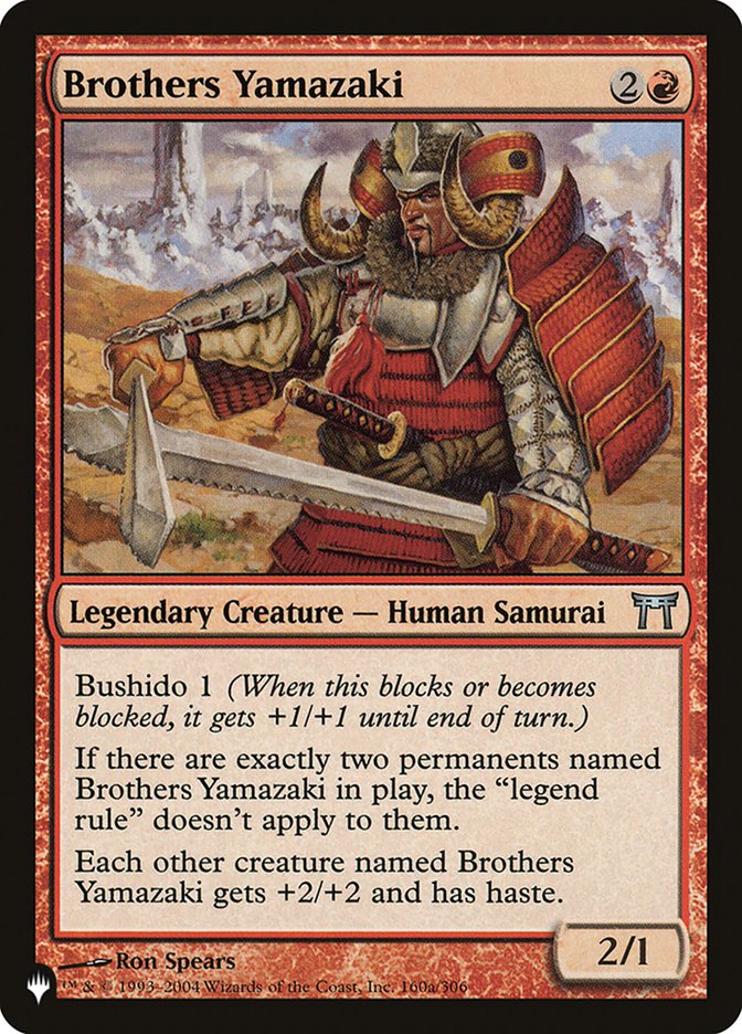 Brothers Yamazaki [The List] MTG Single Magic: The Gathering    | Red Claw Gaming